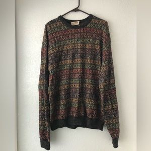 Vintage Tricots St Raphael Oversized 80s sweater. Made in USA. XXL